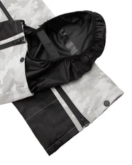 RokkerTRC Rain Set Camo Reflective Grey Motorcycle Jacket British Parts Lucerne