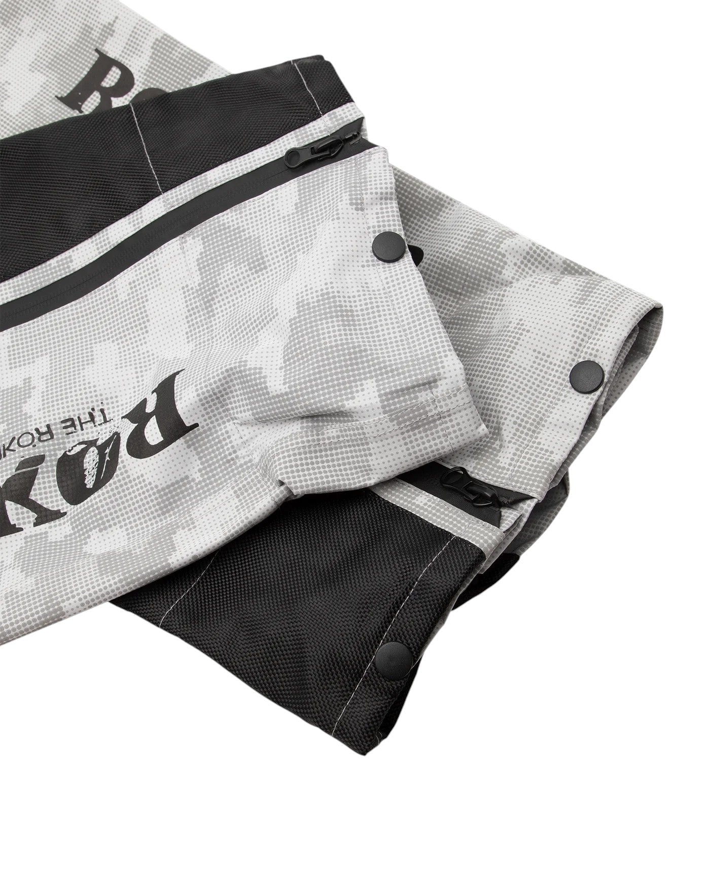 RokkerTRC Rain Set Camo Reflective Grey Motorcycle Jacket British Parts Lucerne