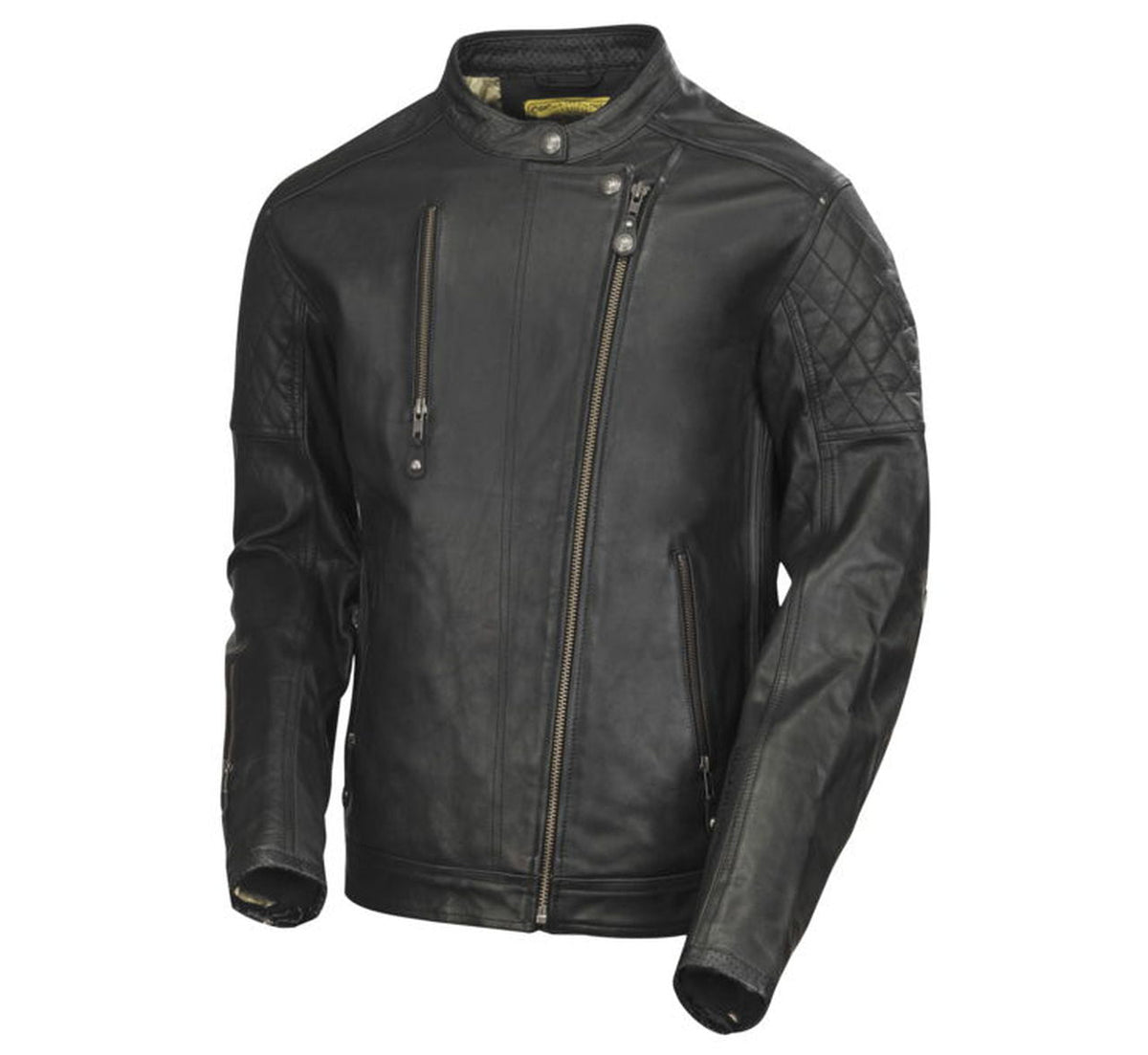 Roland Sands DesignClash CE Motorradlederjacke in schwarzMotorradjackeBritish Parts Luzern