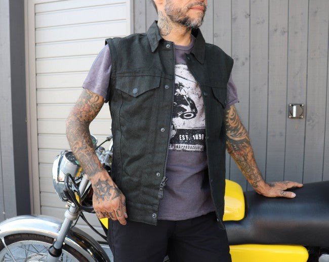 Roland Sands DesignHefe Motorradjacke schwarzMotorradjackeBritish Parts Luzern