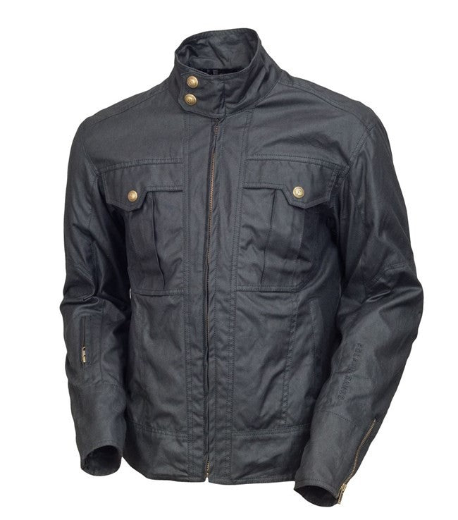 Roland Sands DesignKent Motorrad - Wachsjacke schwarzMotorradjackeBritish Parts Luzern