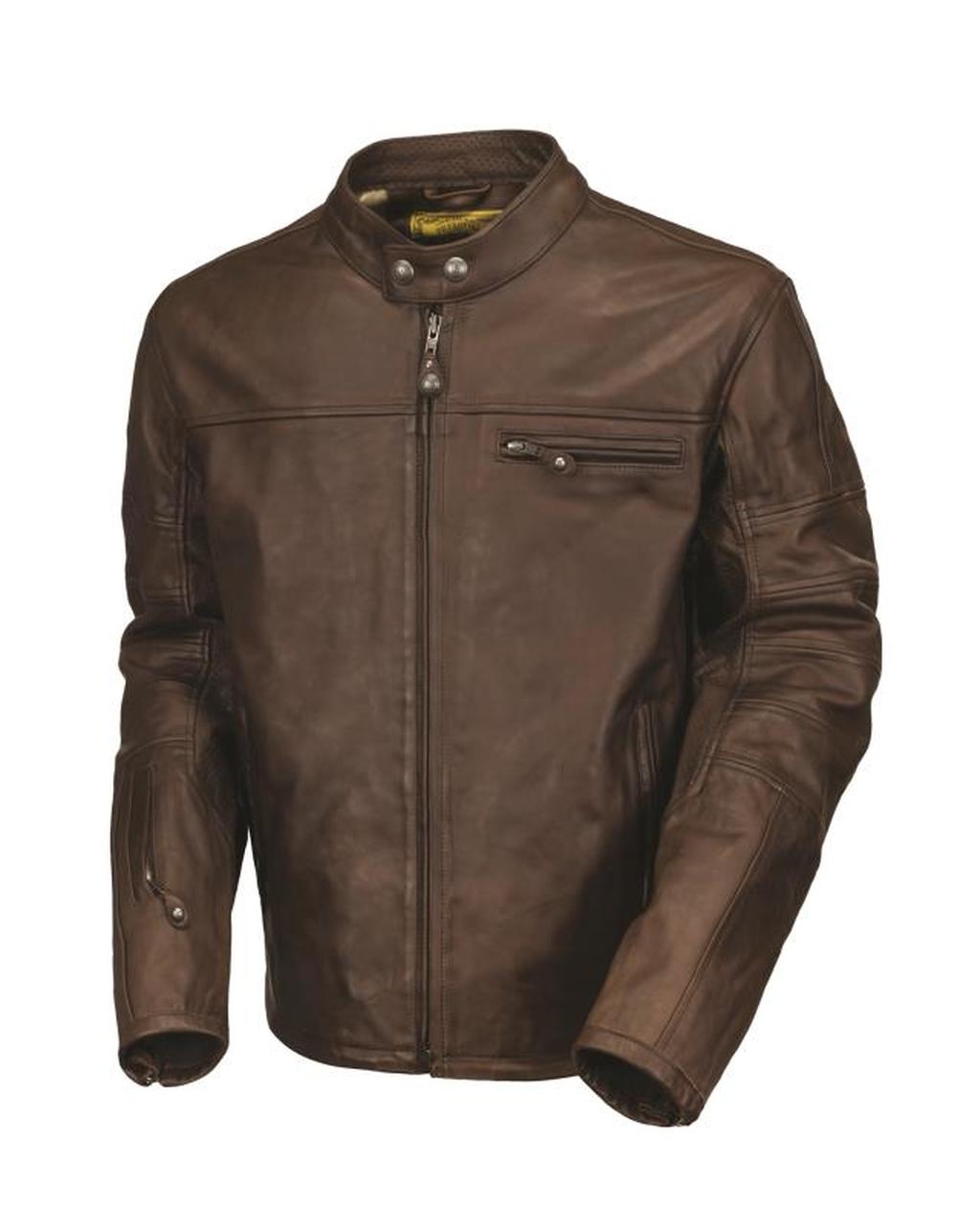 Roland Sands DesignRonin CE Motorradlederjacke in TobaccoMotorradjackeBritish Parts Luzern