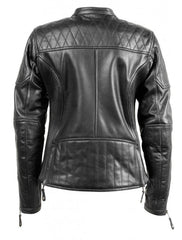 Roland Sands DesignTrinity Damenlederjacke schwarzMotorradjackeBritish Parts Luzern