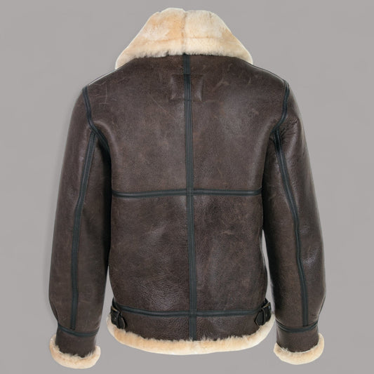 Schott NYCB - 3 Bomber Lederjacke braunLederjackeBritish Parts Luzern