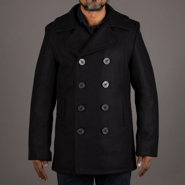 STRAITS /COAT / WOPO. MELTON NAVY、SIZE：L STRAITS /COAT / WOPO