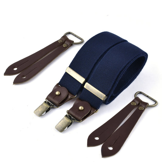 Bertelles Suspenders Navy
