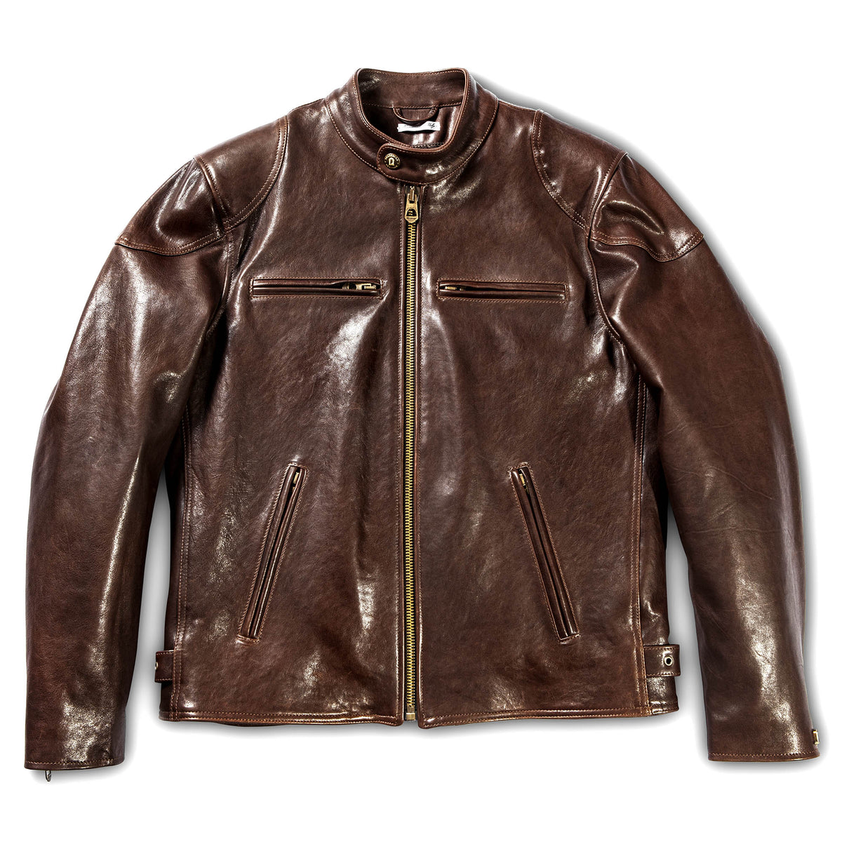 Shangri - La HeritageCafe Racer Motorradlederjacke braunJackenBritish Parts Luzern