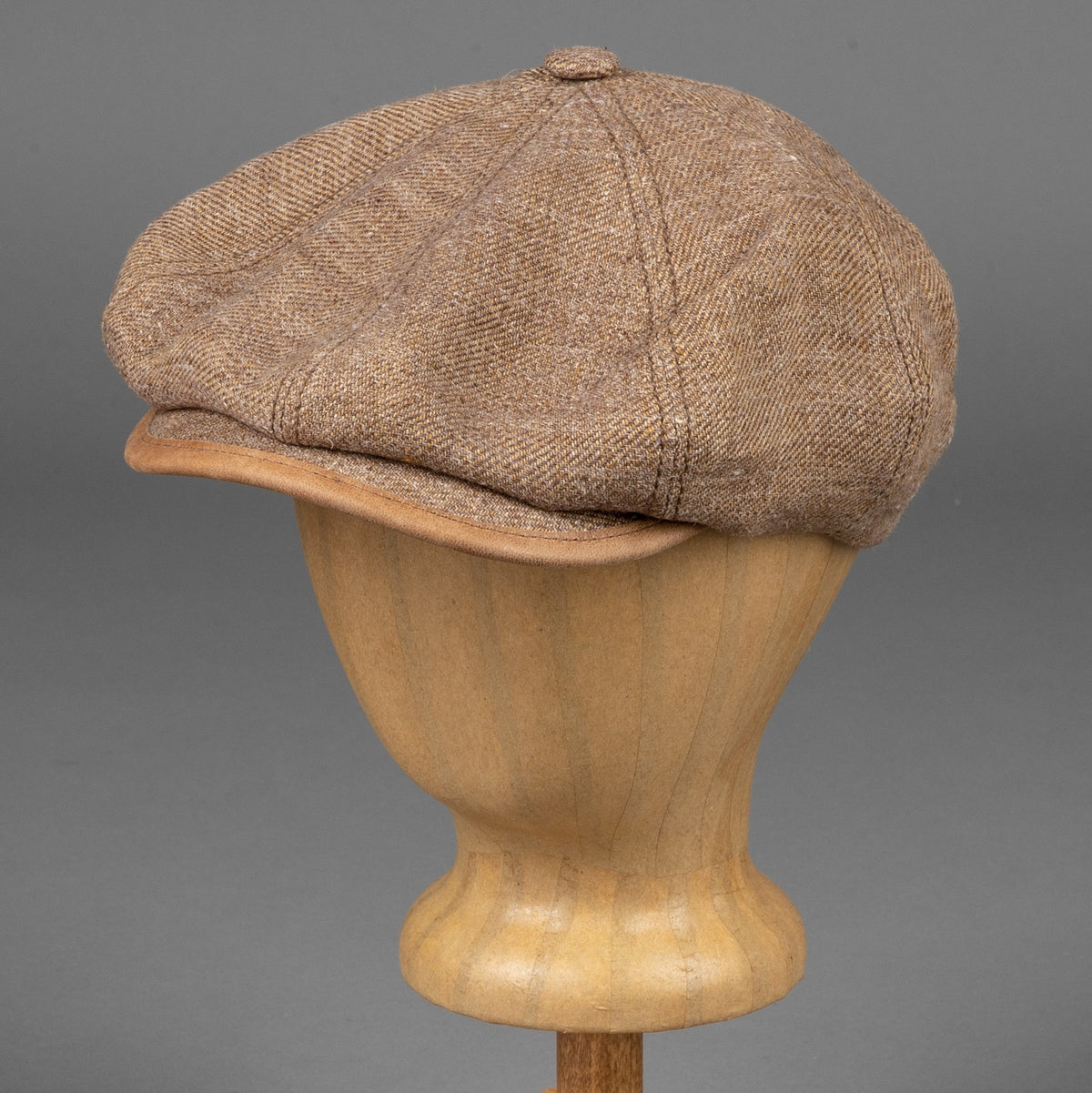 Stetson8 - Panel Leinen Schiebermütze BeigeMützeBritish Parts Luzern