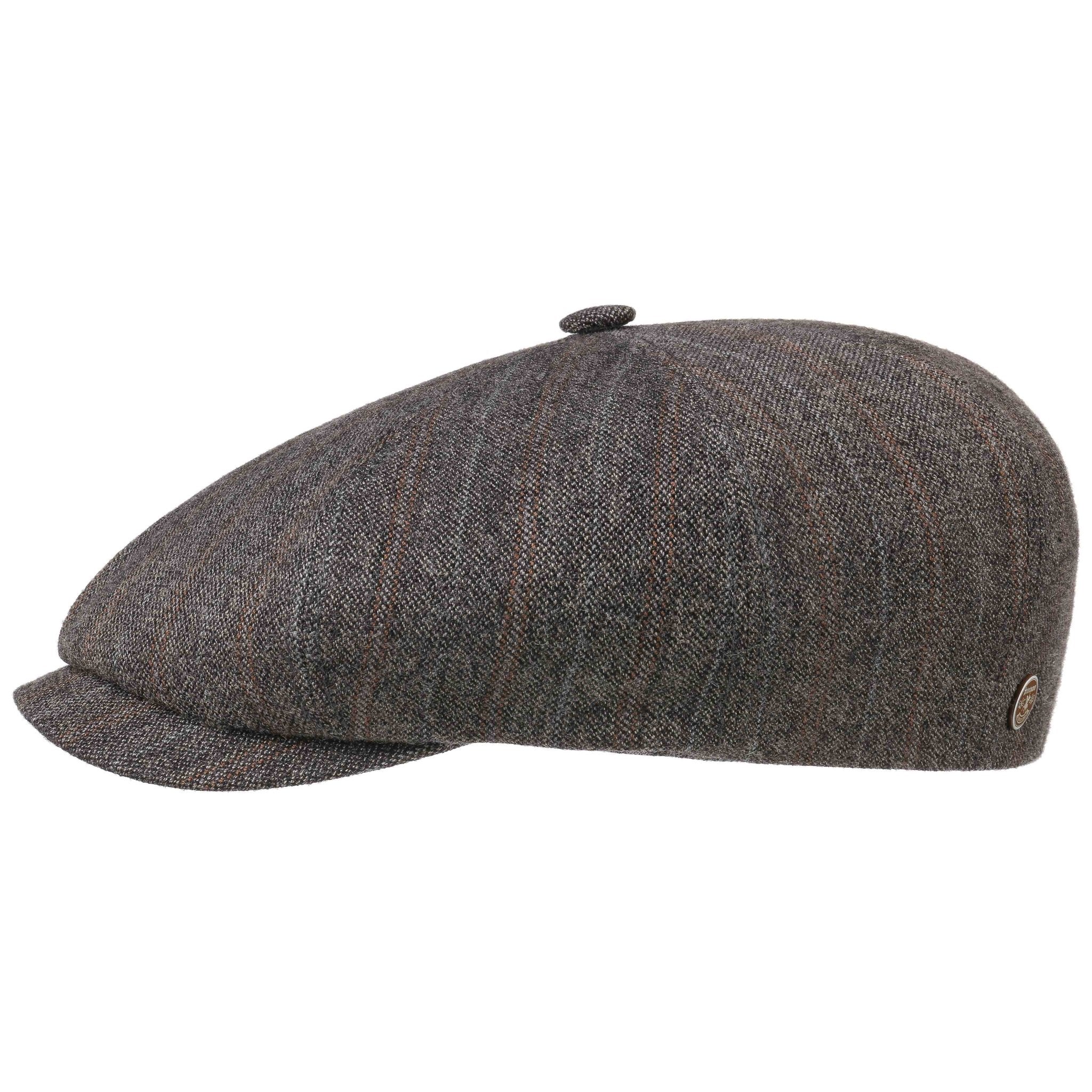 Stetson8 - Panel Leinen/Wolle Streifenmuster SchiebermützeMützeBritish Parts Luzern