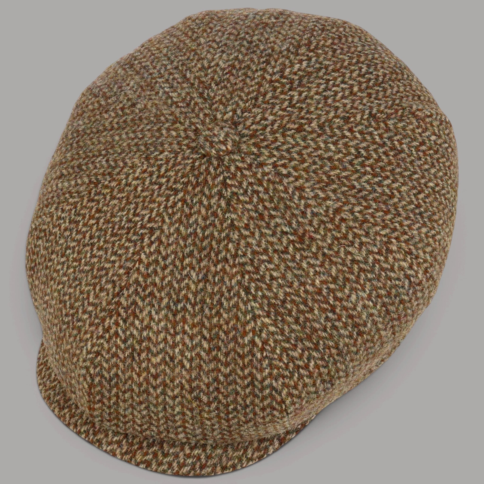 Stetson8-Panel Schiebermütze Harris TweedMützeBritish Parts Luzern
