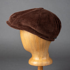 Stetson8 - Panel Schiebermütze Cord Garage Theme - Coffee BeanMützeBritish Parts Luzern