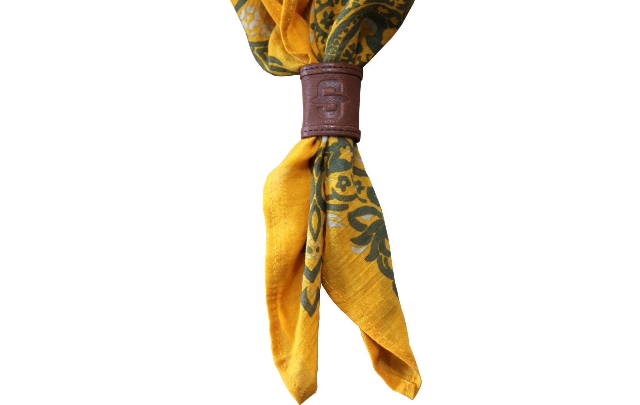 StetsonBandana Leather Loop BrownHalstuchBritish Parts Luzern