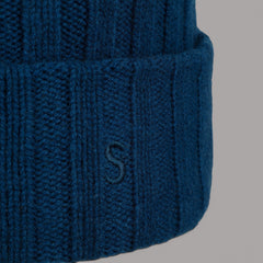 Stetson Cashmere Beanie in Deep Blue, British Parts Lucerne