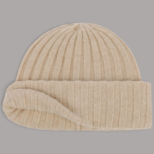Stetson Beanie made of undyed cashmere - sustainable beanie from British Parts Lucerne