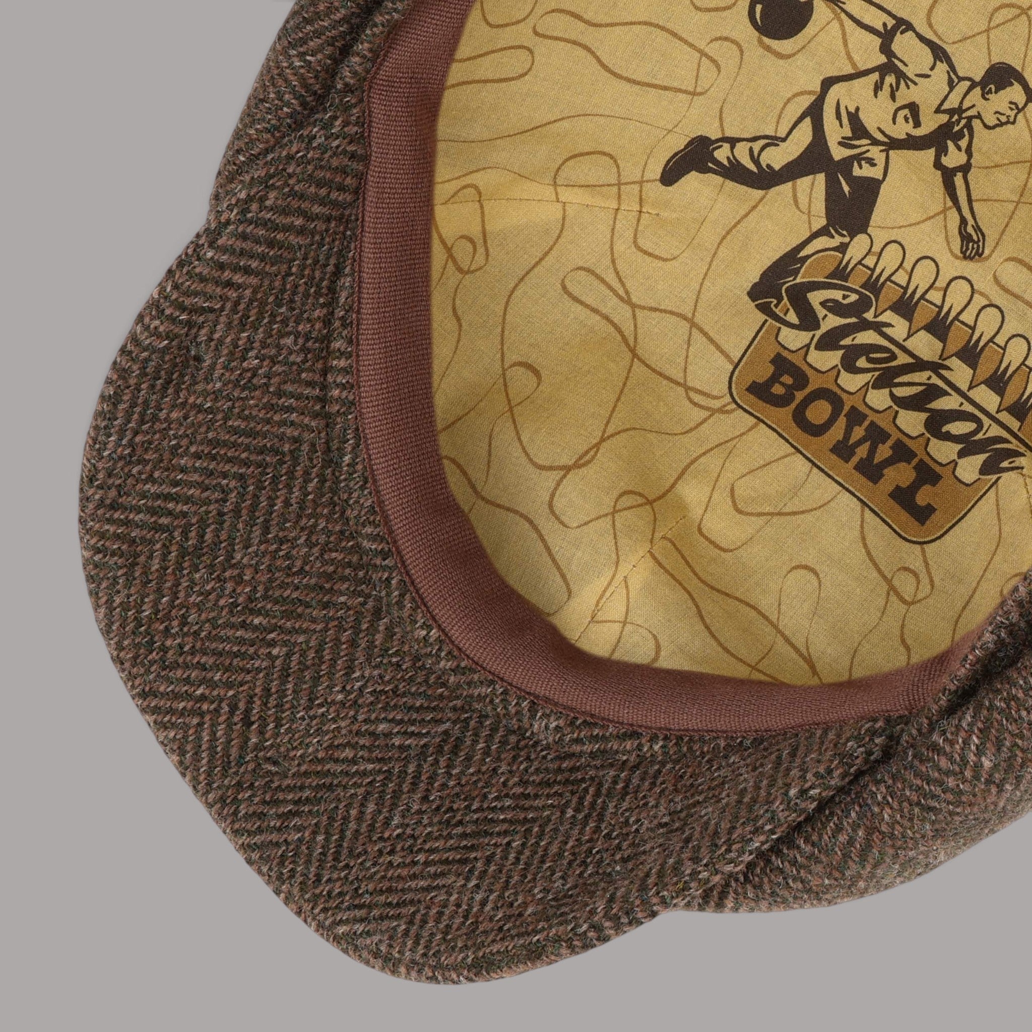 StetsonHatteras Herringbone Vintage Bowling ThemeMützeBritish Parts Luzern