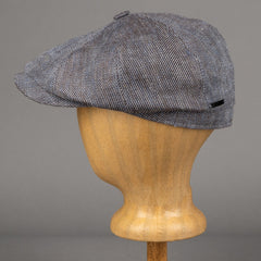 StetsonHatteras Leinen Schiebermütze blauMützeBritish Parts Luzern
