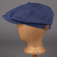 StetsonHatteras Leinen Schiebermütze blauMützeBritish Parts Luzern