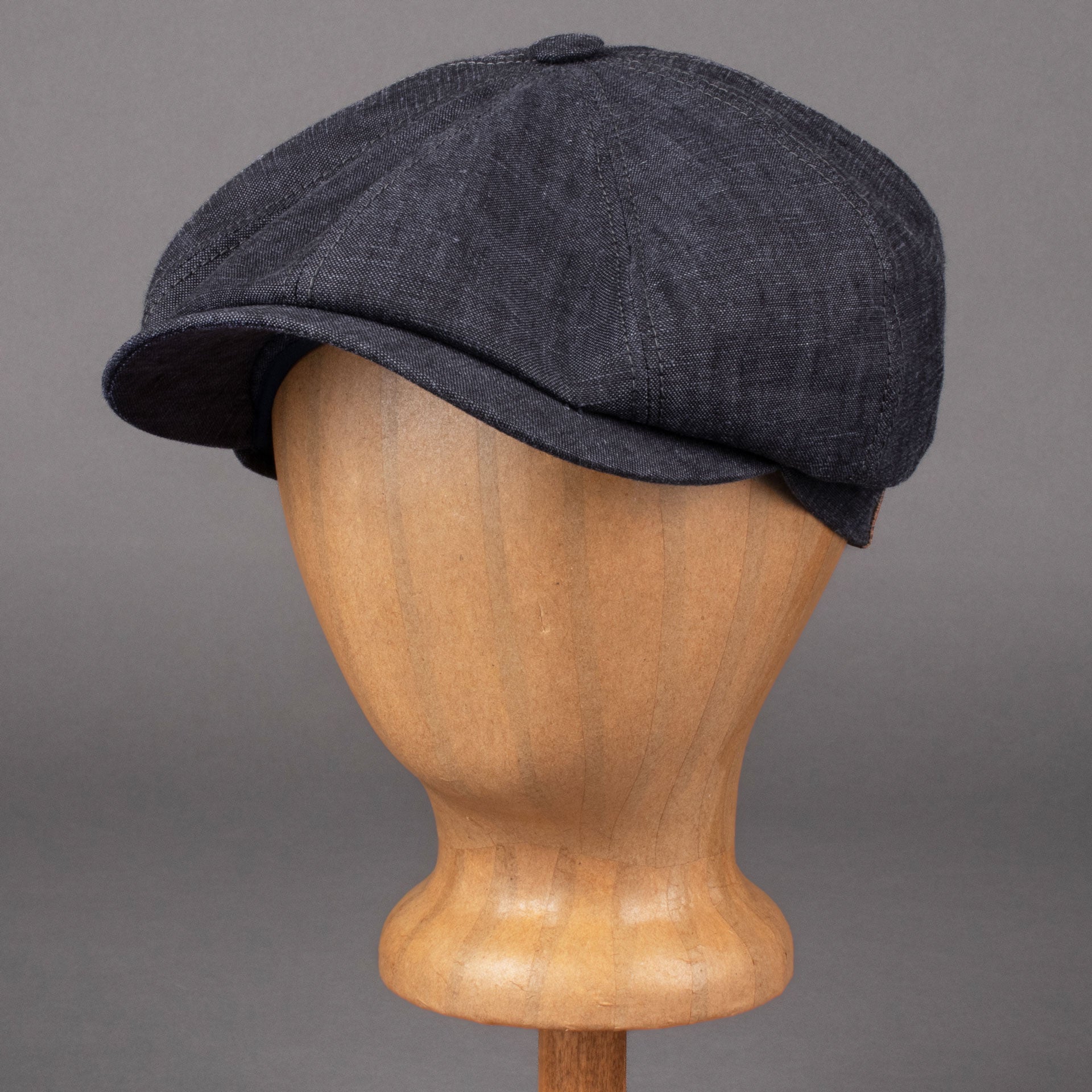 StetsonHatteras Leinen Schiebermütze dunkelgrauMützeBritish Parts Luzern