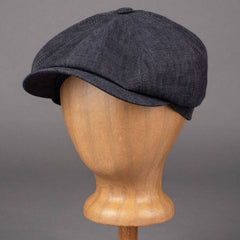 StetsonHatteras Leinen Schiebermütze dunkelgrauMützeBritish Parts Luzern