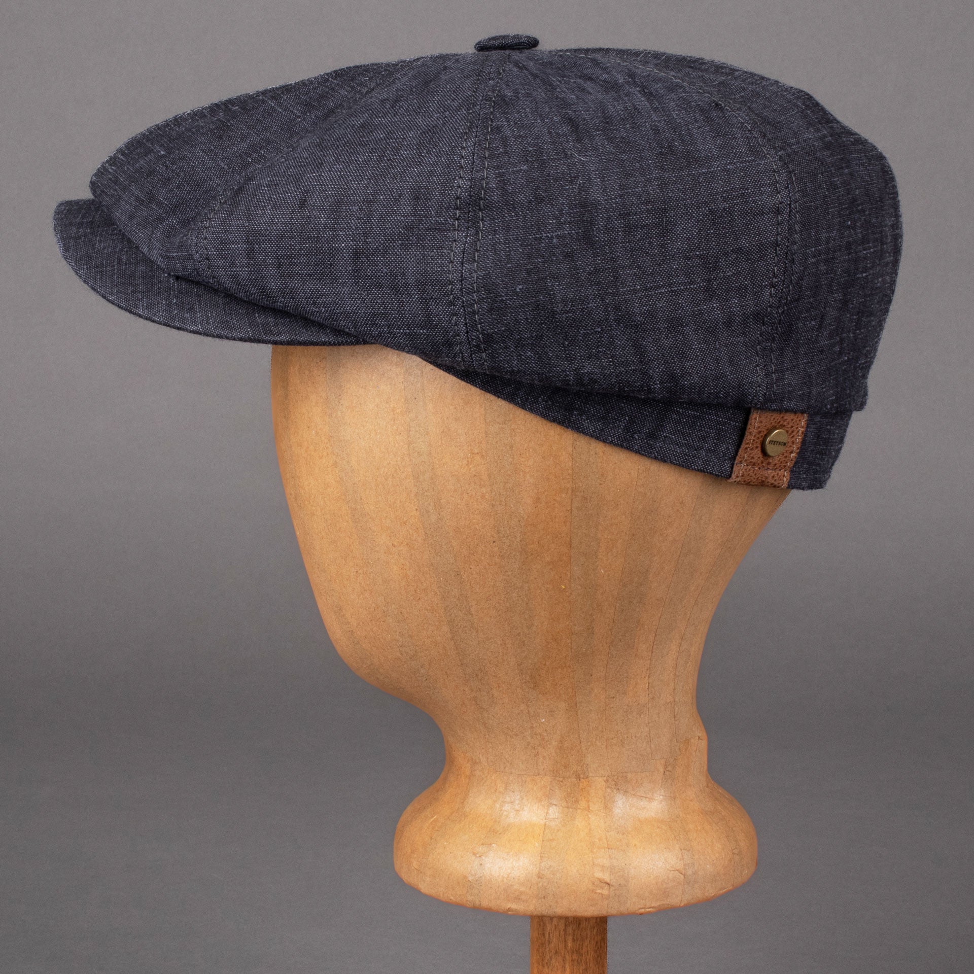StetsonHatteras Leinen Schiebermütze dunkelgrauMützeBritish Parts Luzern