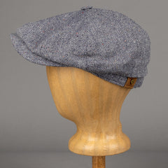 StetsonHatteras Silk Schiebermütze blautöneMützeBritish Parts Luzern