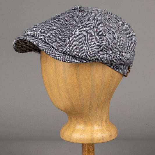 StetsonHatteras Silk Schiebermütze blautöneMützeBritish Parts Luzern