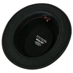 StetsonPork Pie Woolfelt schwarz mit FederHutBritish Parts Luzern