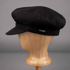 StetsonRider Cap Superior Cotton in SchwarzMützeBritish Parts Luzern