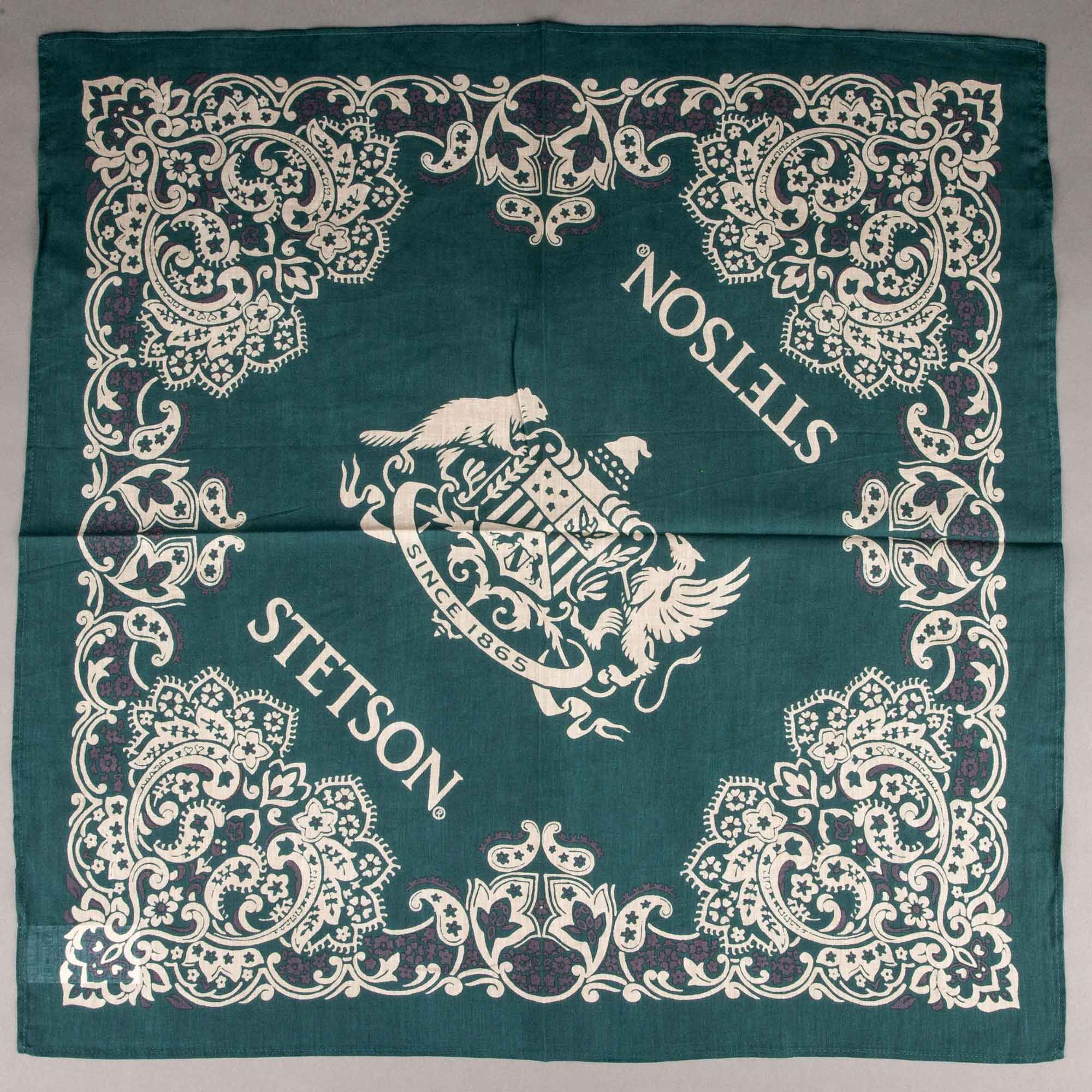 StetsonStetson Bandana Cotton grünHalstuchBritish Parts Luzern