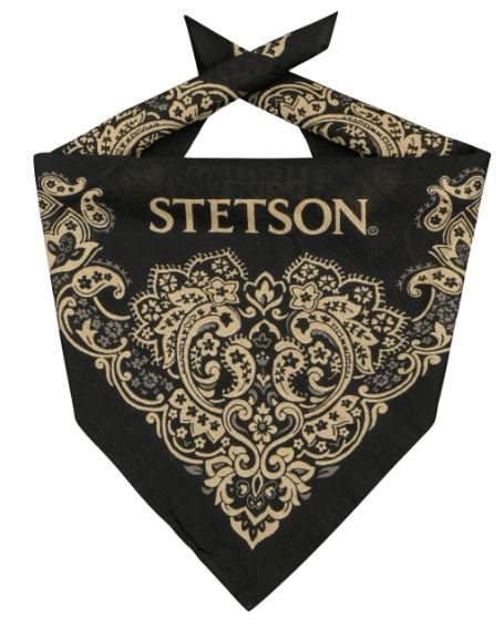 StetsonStetson Bandana Cotton schwarzHalstuchBritish Parts Luzern