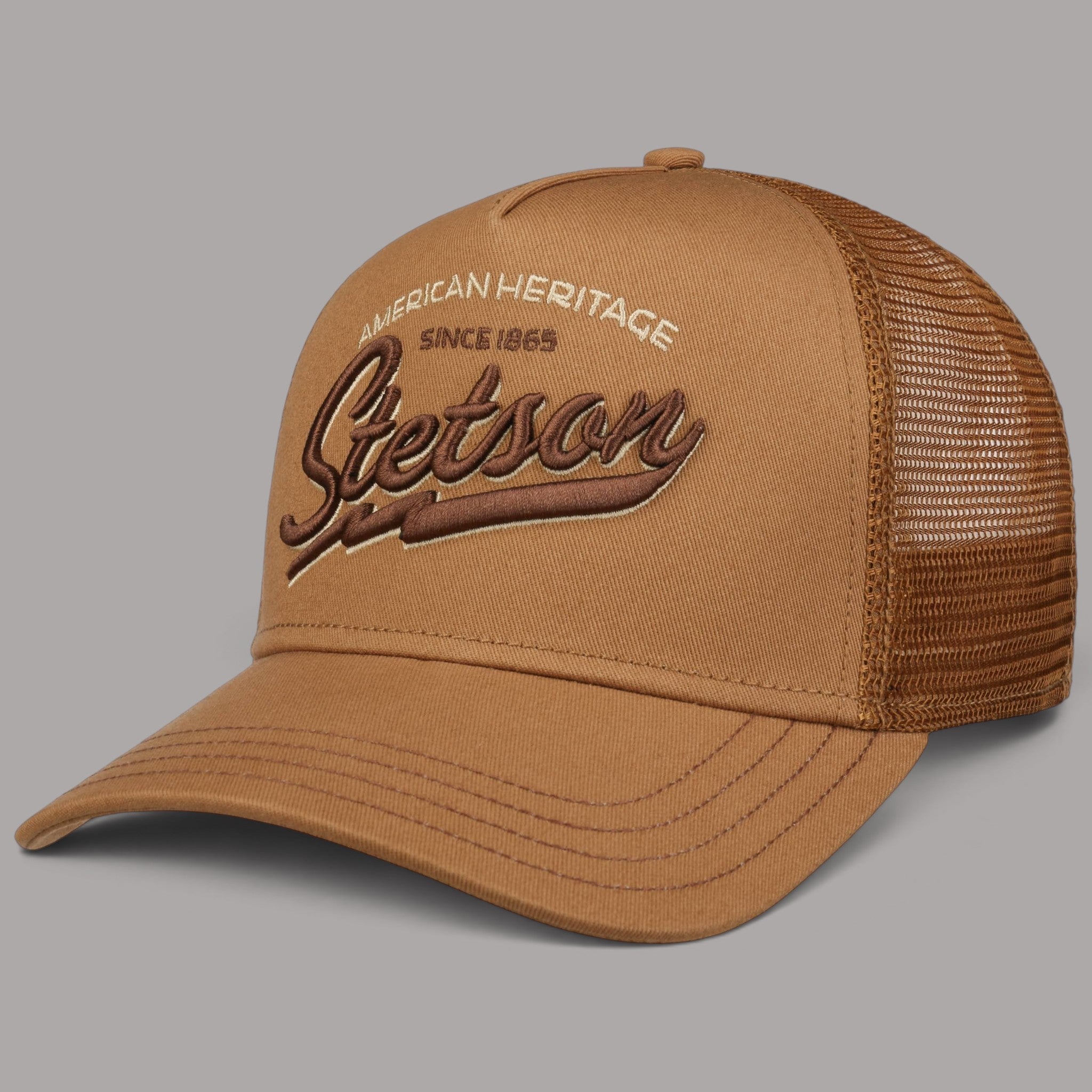 StetsonTrucker Cap American Heritage Classic BrownTrucker CapBritish Parts Luzern