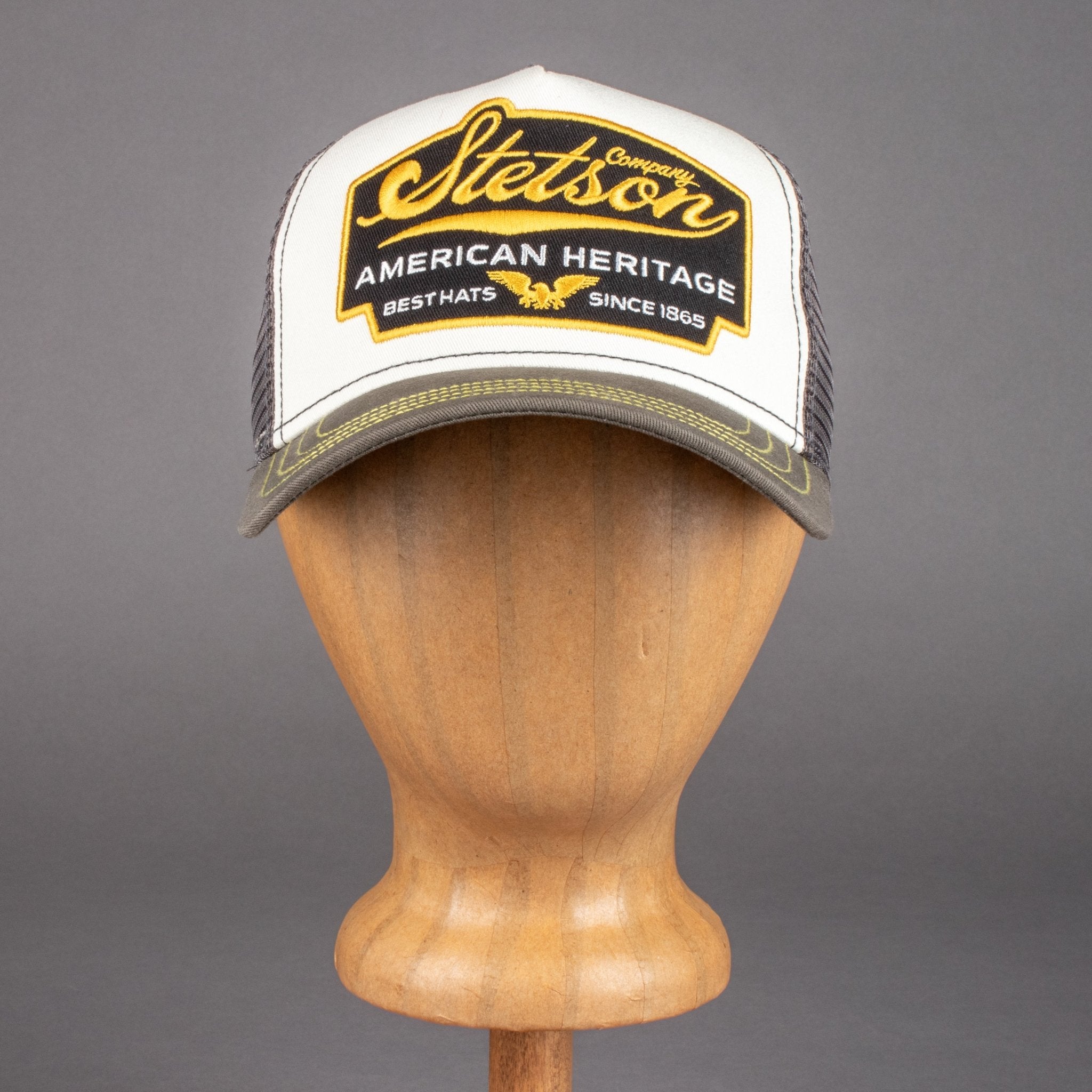 StetsonTrucker Cap American Heritage Olive WhiteTrucker CapBritish Parts Luzern