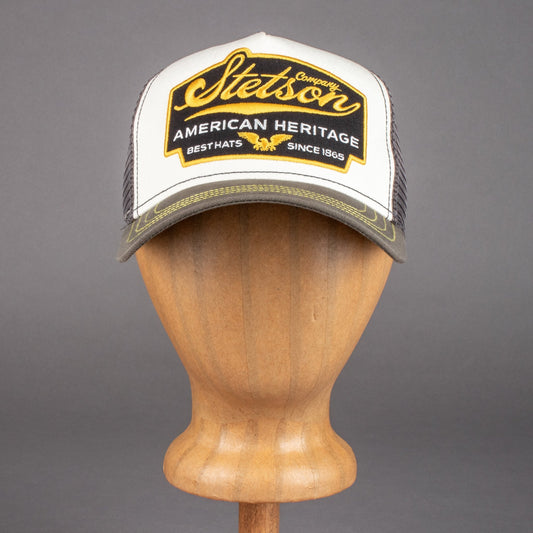 StetsonTrucker Cap American Heritage Olive WhiteTrucker CapBritish Parts Luzern
