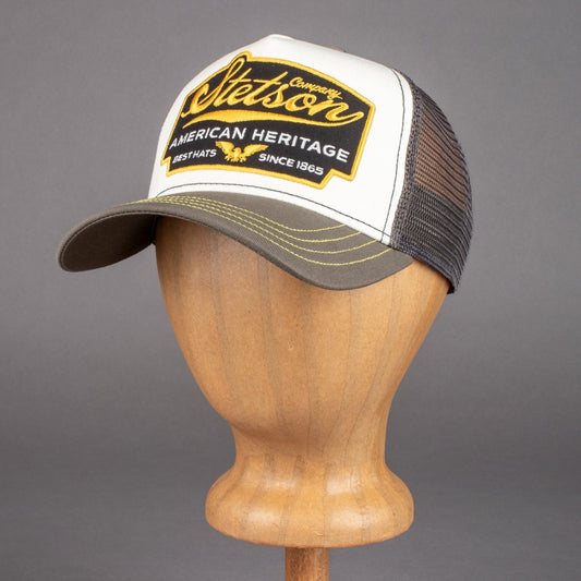StetsonTrucker Cap American Heritage Olive WhiteTrucker CapBritish Parts Luzern