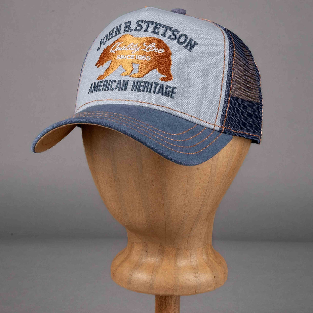 StetsonTrucker Cap Bear light blueTrucker CapBritish Parts Luzern