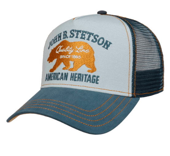 StetsonTrucker Cap Bear light blueTrucker CapBritish Parts Luzern