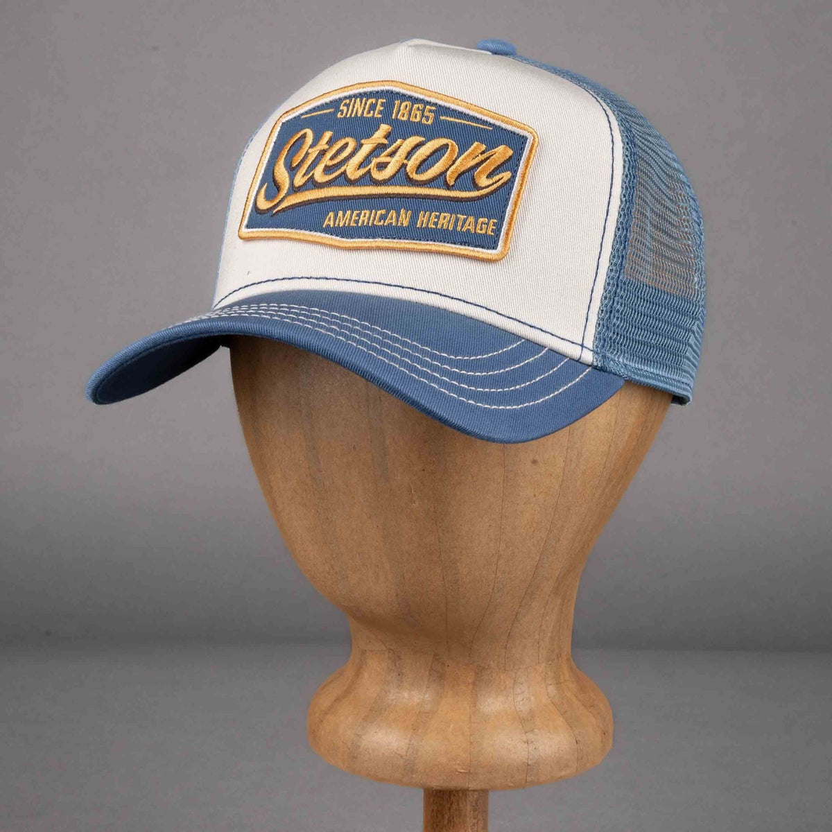 StetsonTrucker Cap Vintage - Blue / Off - WhiteTrucker CapBritish Parts Luzern