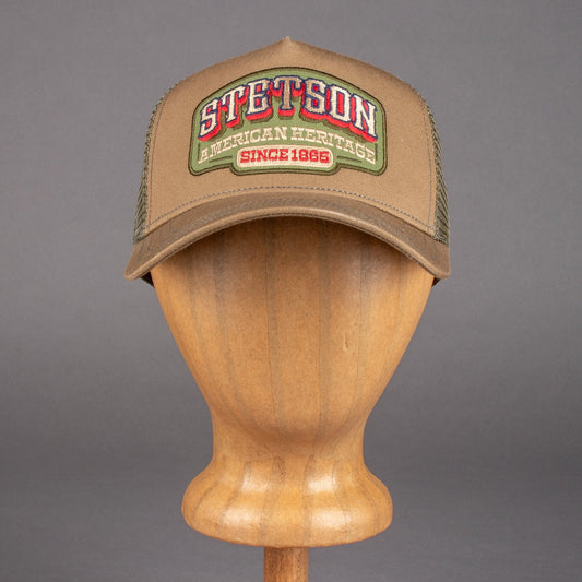 StetsonTrucker Cap Vintage Western BrownTrucker CapBritish Parts Luzern