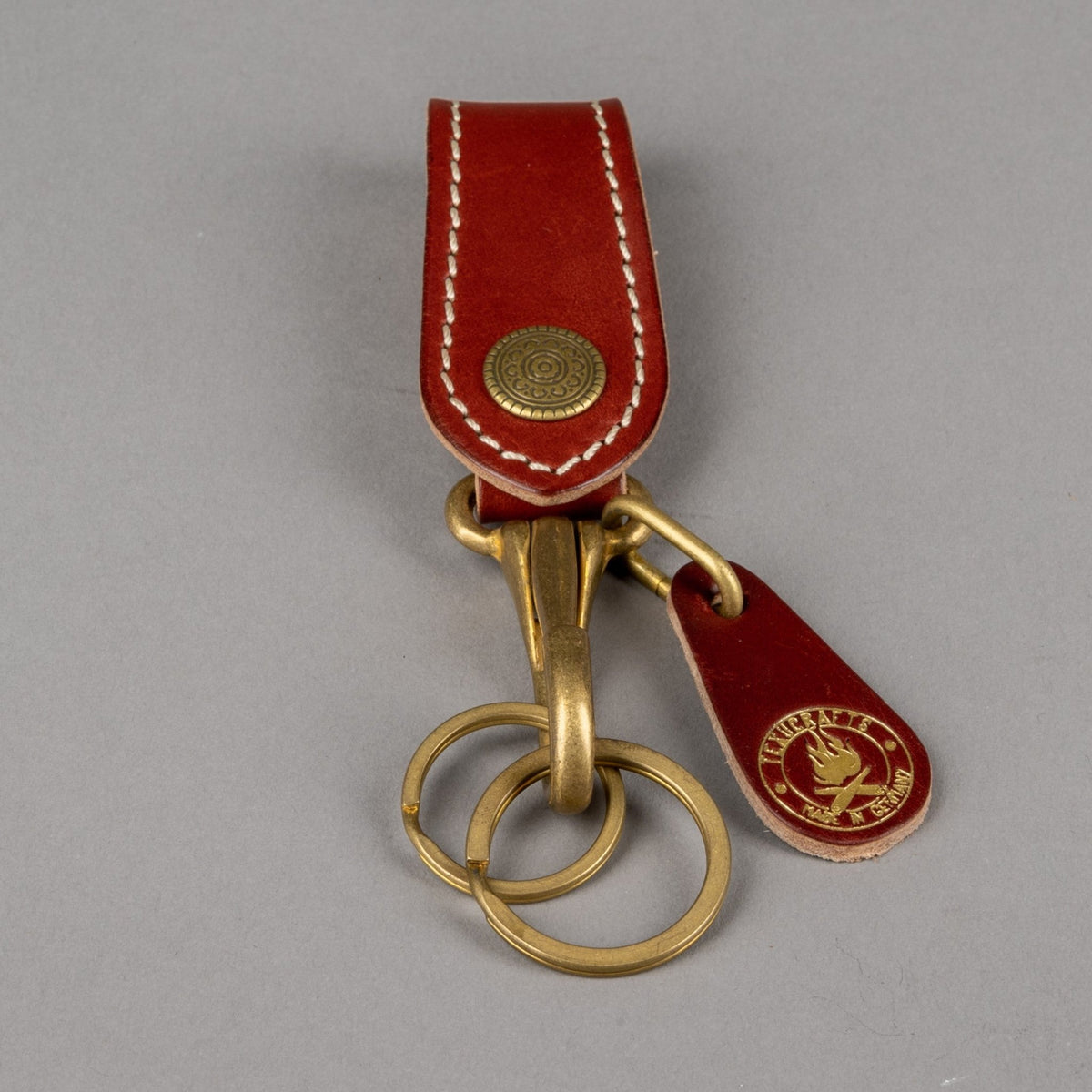 TexucraftsBelt Loop Key Chain Hook RussetSchlüsselanhängerBritish Parts Luzern