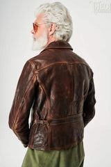 Thedi LeathersMTC - 1279720 Pferdelederjacke BrownJackenBritish Parts Luzern