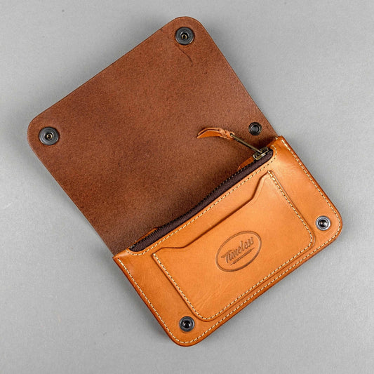 Timeless LeatherVintage Wallet braun ohne RopePortemonnaieBritish Parts Luzern