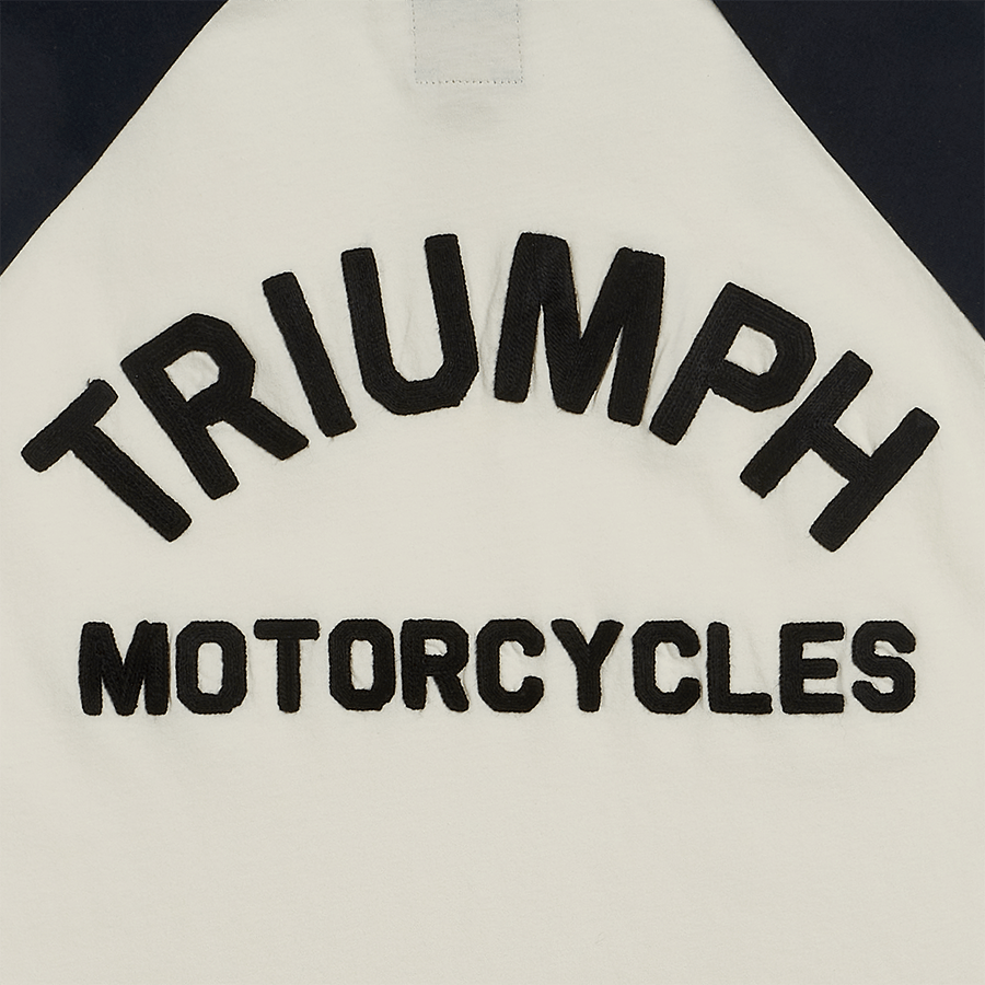 Triumph MotorcyclesFlynn Raglan Pocket T-Shirt in Bone / BlackT-ShirtBritish Parts Luzern