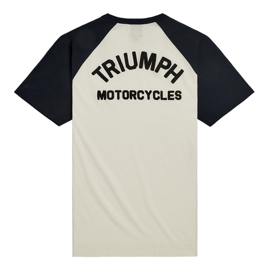 Triumph MotorcyclesFlynn Raglan Pocket T-Shirt in Bone / BlackT-ShirtBritish Parts Luzern