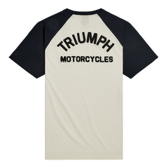 Triumph MotorcyclesFlynn Raglan Pocket T-Shirt in Bone / BlackT-ShirtBritish Parts Luzern