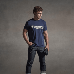 Triumph MotorcyclesFork Seal T-Shirt IndigoT-ShirtBritish Parts Luzern