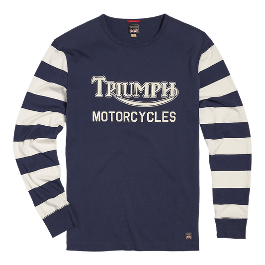 Triumph MotorcyclesIgnition Coil Longsleeve Shirt Indigo / BoneLongsleeve ShirtBritish Parts Luzern