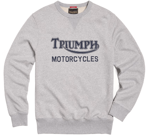 Triumph MotorcyclesRadial Sweatshirt in grauLongsleeve ShirtBritish Parts Luzern