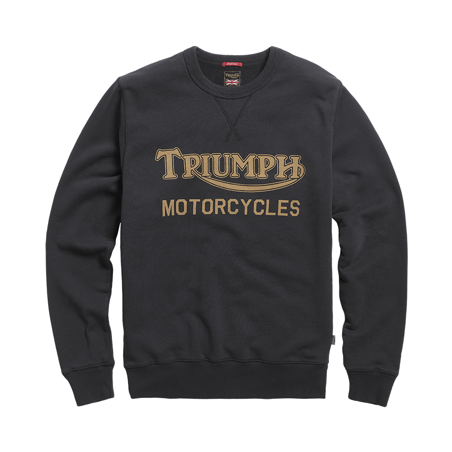 Triumph MotorcyclesRadial Sweatshirt in schwarzLongsleeve ShirtBritish Parts Luzern