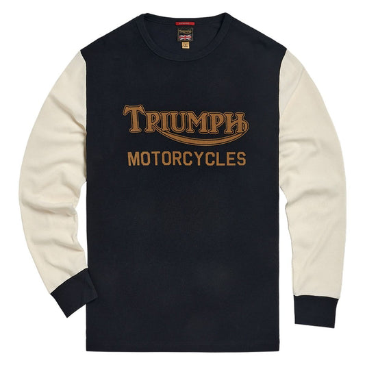 Triumph MotorcyclesTrakker Waffle Longsleeve Shirt in black/boneLongsleeve ShirtBritish Parts Luzern