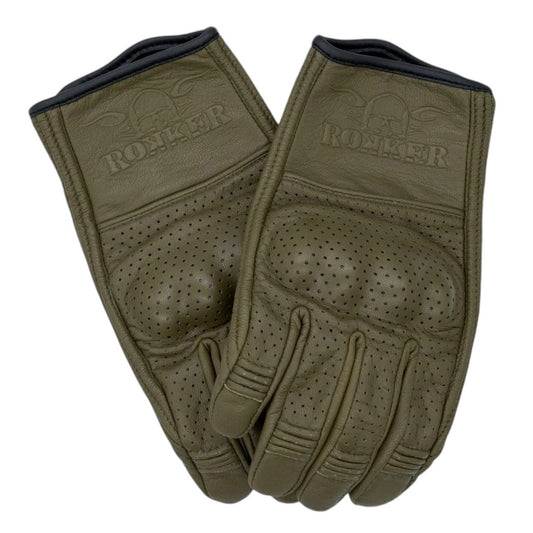 Tucson Motorcycle Gloves perforated olive